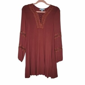 She and Sky Long Sleeve Dress
